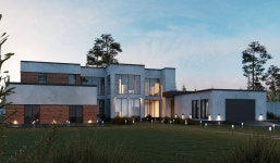 Villa in Antonovka on Behance Villa in Antonovka
