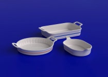 Soufflé porcelain bakeware :: Behance Soufflé porcelain bakeware