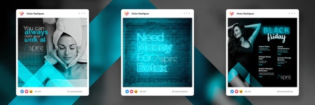 Aspire Med Spa - Social Media :: Behance Aspire Med Spa - Social Media