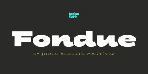 Fondue Font on Behance Fondue Font