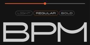 Variable Typeface - BPM :: Behance Variable Typeface - BPM - Forth+Back® Studio