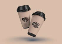 Floating Coffee Cup Mockup :: Behance Floating Coffee Cup Mockup - Shalu singh