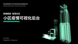 Visualization of Community Epidemics 小区疫情可视化 on Behance Visualization of Community Epidemics 小区疫情可视化