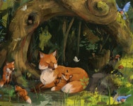The Fox Den :: Behance The Fox Den - Isabel Brumley