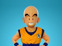 Krilin Fan art :: Behance Krilin Fan art - Luis Marulanda Ramirez