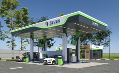 Seven. Petrol Station. :: Behance Seven. Petrol Station. - Alexander Belyaev