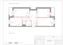 Квартира 79,5 м², Малая Митрофаньевская ул., д.5 :: Behance Квартира 79,5 м²... 