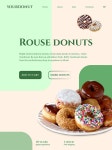 Donut Dessert 이미지 :: 사진, 비디오, 로고, 일러스트레이션 및 브랜딩 :: Behance