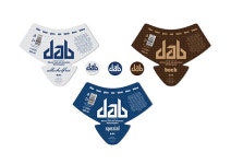 DAB BEER packaging design on Behance