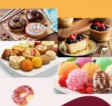 Donut Dessert 이미지 :: 사진, 비디오, 로고, 일러스트레이션 및 브랜딩 :: Behance