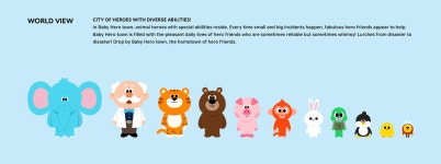 Baby Heroes Character Branding | Behance Baby Heroes Character Branding