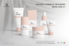 NATURAL COSMETIC PACKAGING MOCK-UPS V.7 on Behance NATURAL COSMETIC PACKAGING MOCK-UPS V.7