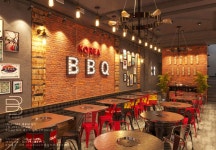 Korean BBQ restaurant :: Behance Korean BBQ restaurant - D3 Studio