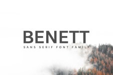 FREE FONT: Benett sans serif :: Behance FREE FONT: Benett sans serif - The Hungry JPEG.com