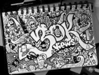 Reached 30k views in DeviantART and I was so happy.&nbsp; (9) | Images :: Behance 2011-2012 DOODLES Batch 1 : Notebooks... 