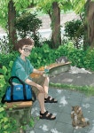 日陰でひと休み take a short break in the shade :: Behance 日陰でひと休み take a short break in the shade - Noriko Oura