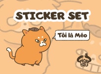 [Monstio x JoeHuynh] TOI LA MEO Sticker Set Design :: Behance [Monstio x JoeHuynh] TOI LA MEO Sticker Set Design