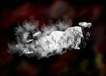 A Flying Asteroid :: Behance A Flying Asteroid