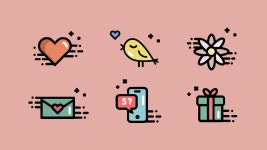Icon set - Heartbeat App :: Behance Icon set - Heartbeat App - Ana Marta