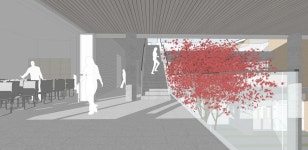 망포1동 행정복지센터 건축설계공모 :: Behance 망포1동 행정복지센터 건축설계공모 - studio NOVA