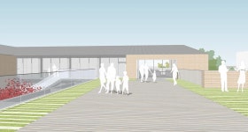 망포1동 행정복지센터 건축설계공모 :: Behance 망포1동 행정복지센터 건축설계공모 - studio NOVA