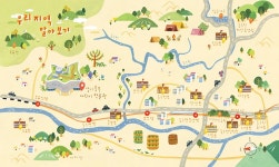 [경기북부어린이박물관] 마을지도 :: Behance [경기북부어린이박물관] 마을지도 - Gynree (긴리)