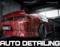 AUTO DETAILING | Landing page | Behance AUTO DETAILING | Landing page