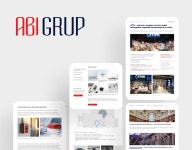 ABI GRUP, logo and website on Behance ABI GRUP, logo and website