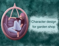 Character design for garden shop on Behance Character design for garden shop