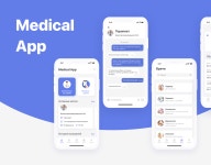 Med App - the concept of a mobile e-card application :: Behance Med App - the concept of a mobile e-card application