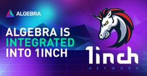 The Algebra DEX is Officially Integrated Into the 1inch Network... The Algebra DEX is Officially Integrated Into the 1inch Network