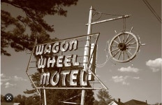 Wagon Wheel Motel (Drabble) - R. Gurley - Medium Wagon Wheel Motel