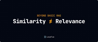 Beyond Basic RAG: Similarity ≠ Relevance | by Rodrigo Nader | Langflow | Medium Beyond Basic RAG: Similarity ≠ Relevance