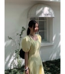 미스유 러블리 요정 벌룬 롱 원피스