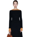 mixxmix 앙고라 워머 라운드 티