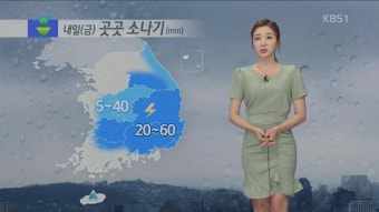 [날씨] 내일도 곳곳 강한 소나기…당분간 폭염 계속
