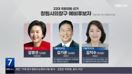 22대 총선 예비후보자 ‘창원시 의창구’ | KBS 뉴스 22대 총선 예비후보자 ‘창원시 의창구’