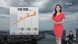 [출근길 날씨] 오늘 제주부터 다시 장맛비…낮 기온 높아져 | KBS 뉴스 [출근길 날씨] 오늘 제주부터 다시 장맛비…낮 기온 높아져