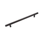 Hickory Hardware Bar Pull Brushed Black Nickel Rectangular Bar Cabinet Pull at Lowes.com