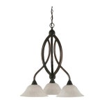 Divina 3-Light Black Copper Transitional Chandelier in the Chandeliers department at Lowes.com  Divina 3-Light Black Copper... 