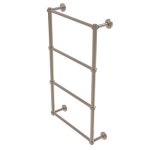 Allied Brass Waverly Place 30-in Double Antique Pewter Wall Mount Double Towel Bar at Lowes.com
