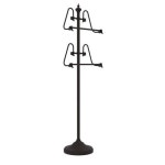 Allied Brass Foor Standing 49-in Towel Stand in Oil Rubbed Bronze at Lowes.com