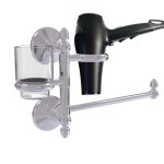 Allied Brass Monte Carlo Polished Chrome Brass Hair Dryer Holder in the Bathroom Accessories department at Lowes.com Allied Brass... 