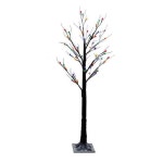 5-ft Pre-lit Twig Slim  Artificial Christmas Tree with 64 Constant Warm White LED Lights at Lowes.com