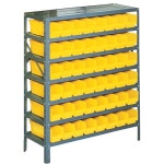Edsal Muscle Rack 42-in H x 36-in W x 12-in D 6-Tier Steel Freestanding Shelving Unit at Lowes.com