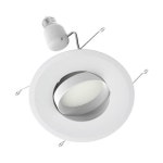 GE Reveal 65-Watt Equivalent White Dimmable Recessed Downlight (5-in or 6-in) at Lowes.com