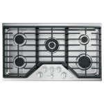 Cafe 36-in 5 Burners Stainless Steel Gas Cooktop in the Gas... com Cafe 36-in 5 Burners Stainless Steel Gas Cooktop Lowes.com