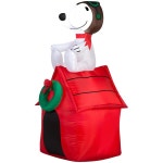 Gemmy 4-ft Lighted Snoopy Christmas Inflatable at Lowes.com