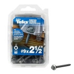 Write a Review about Teks #9 x 2-1/2-in Gray Zinc-Plated Self-Drilling Roofing Screws (60-Count) at Lowes.com
