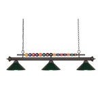 Z-Lite Shark Bronze Standard Pool Table Lighting at Lowes.com